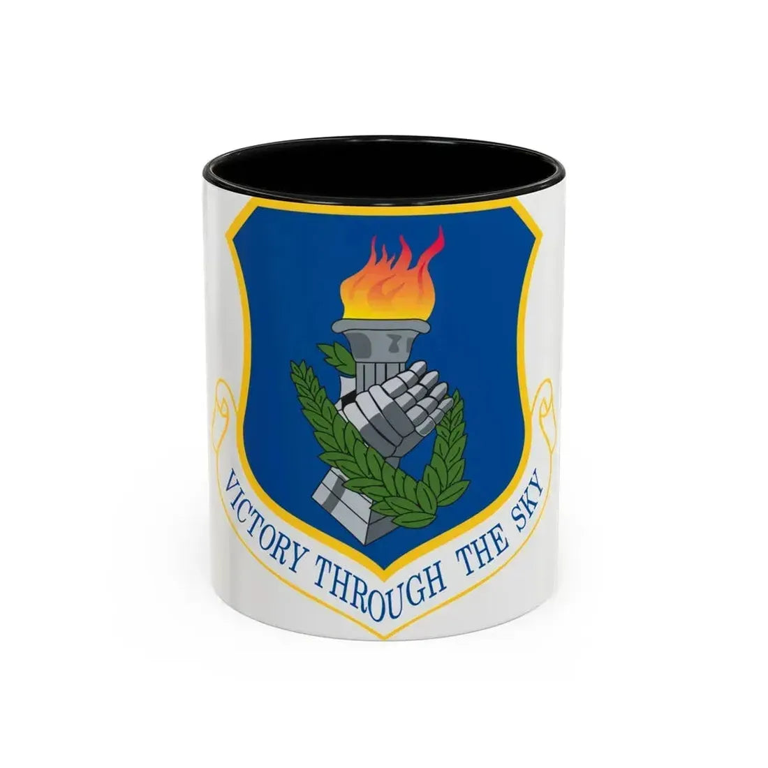 108th Air Refueling Wing (U.S. Air Force) Accent Coffee Mug 11oz Black - Go Mug Yourself