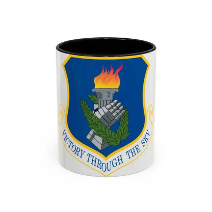 108th Air Refueling Wing (U.S. Air Force) Accent Coffee Mug 11oz Black - Go Mug Yourself