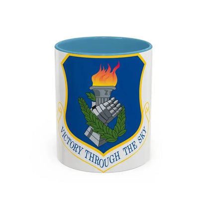 108th Air Refueling Wing (U.S. Air Force) Accent Coffee Mug 11oz Light Blue - Go Mug Yourself