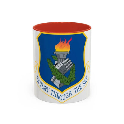 108th Air Refueling Wing (U.S. Air Force) Accent Coffee Mug 11oz Red - Go Mug Yourself