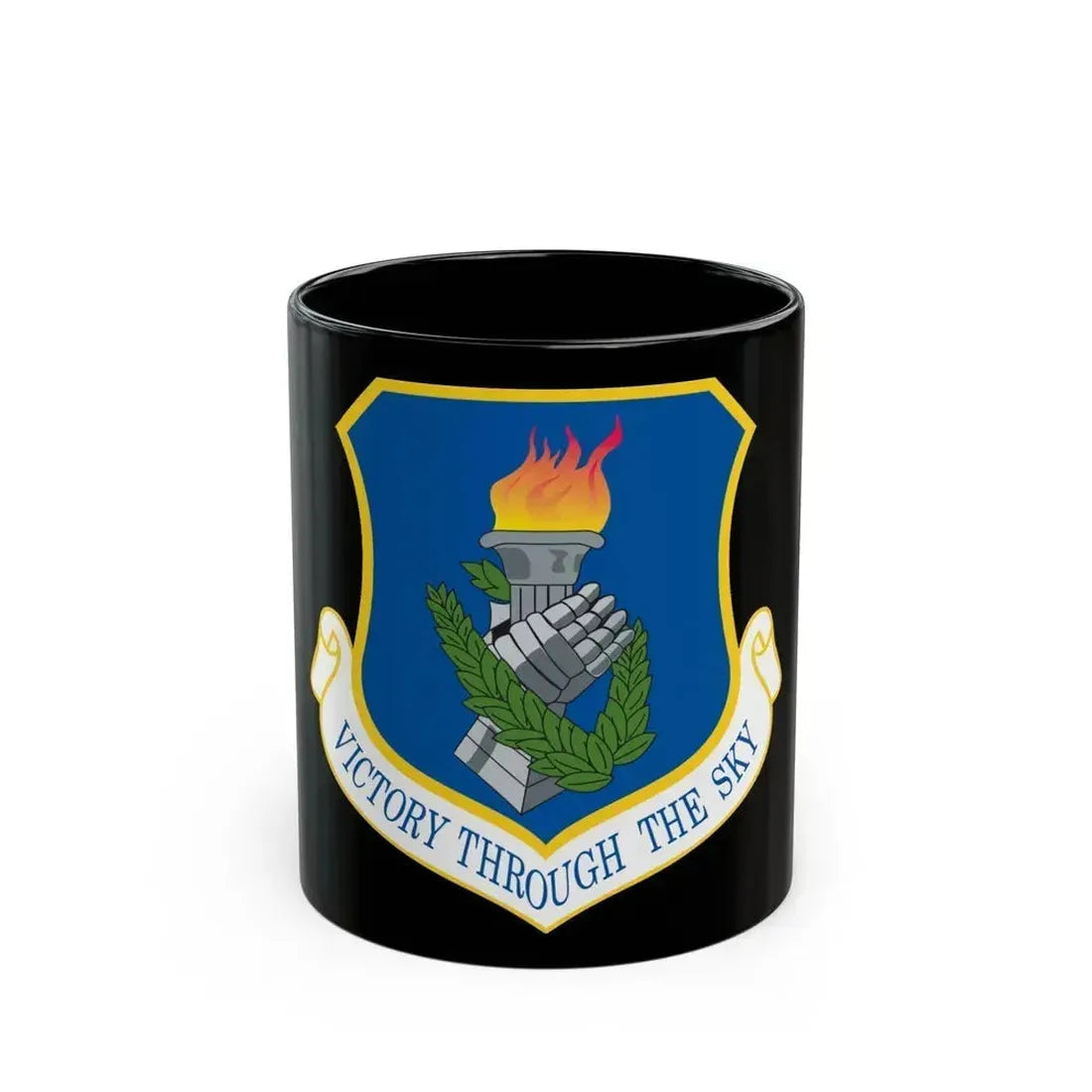 108th Air Refueling Wing (U.S. Air Force) Black Coffee Mug 11oz - Go Mug Yourself