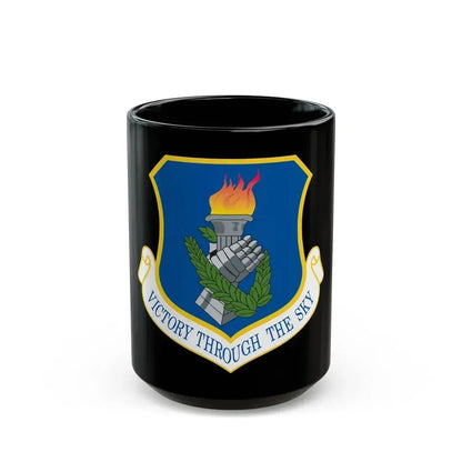108th Air Refueling Wing (U.S. Air Force) Black Coffee Mug 15oz - Go Mug Yourself