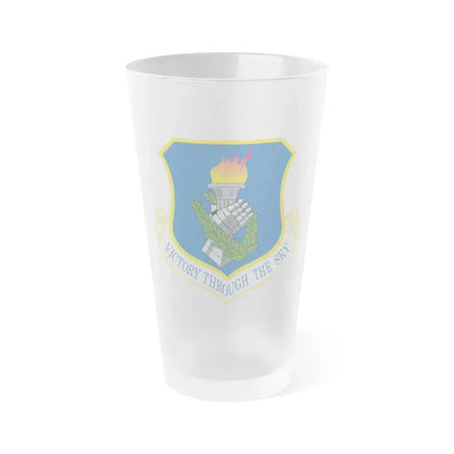 108th Air Refueling Wing (U.S. Air Force) Frosted Pint Glass 16oz Default Title - Go Mug Yourself