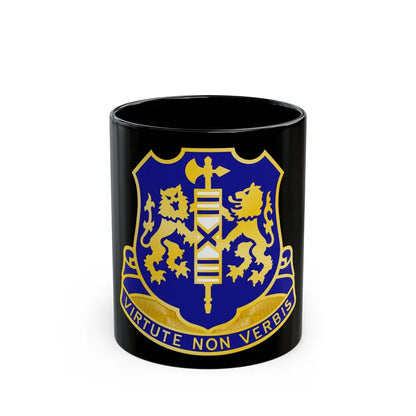 108th Infantry Regiment (U.S. Army) Black Coffee Mug-11oz-Go Mug Yourself