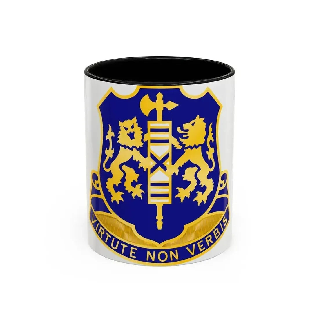 108th Infantry Regiment (U.S. Army) Accent Coffee Mug 11oz Black - Go Mug Yourself