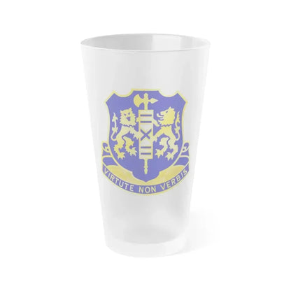 108th Infantry Regiment (U.S. Army) Frosted Pint Glass 16oz Default Title - Go Mug Yourself