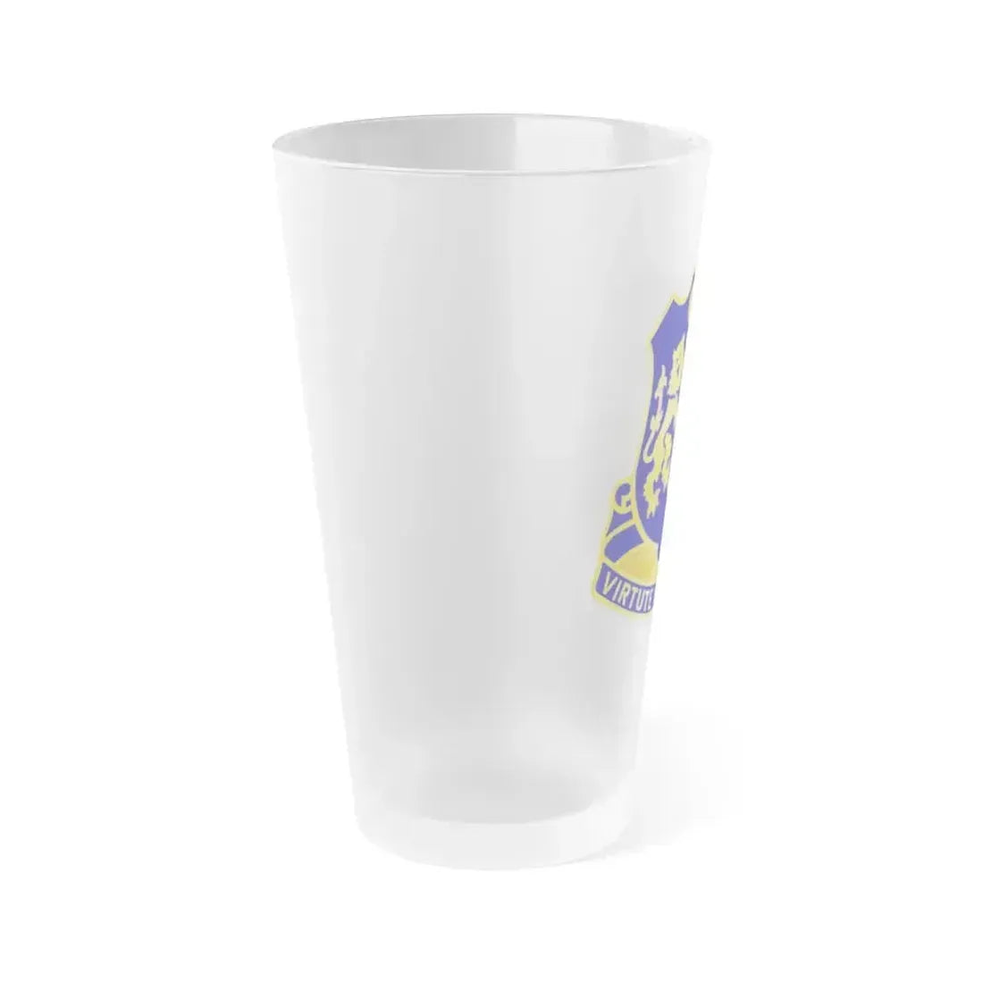 108th Infantry Regiment (U.S. Army) Frosted Pint Glass 16oz - Go Mug Yourself