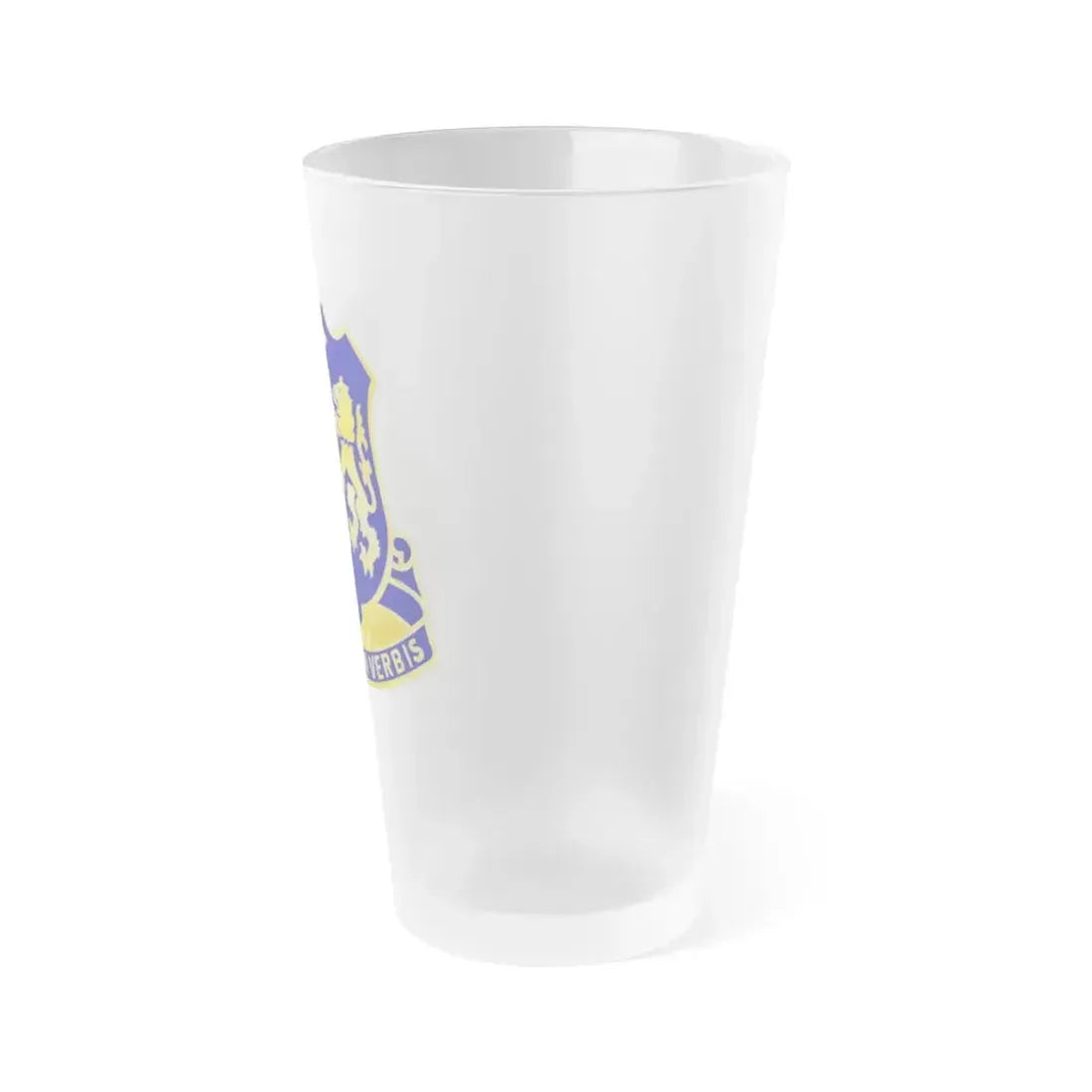 108th Infantry Regiment (U.S. Army) Frosted Pint Glass 16oz - Go Mug Yourself