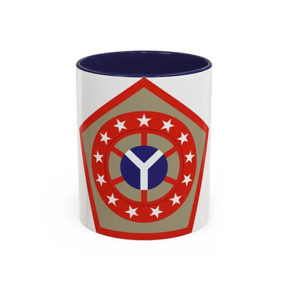 108th Sustainment Brigade (U.S. Army) Accent Coffee Mug 11oz Navy - Go Mug Yourself