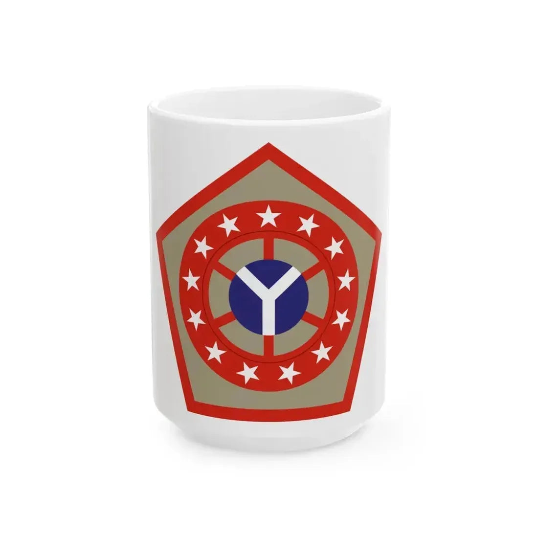 108th Sustainment Brigade (U.S. Army) White Coffee Mug 15oz - Go Mug Yourself