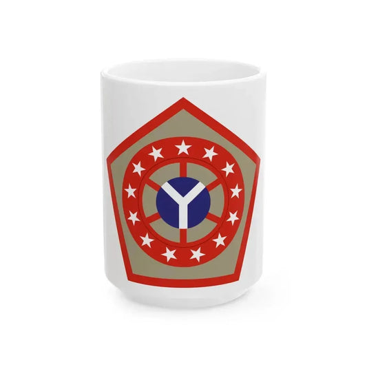 108th Sustainment Brigade (U.S. Army) White Coffee Mug 15oz - Go Mug Yourself