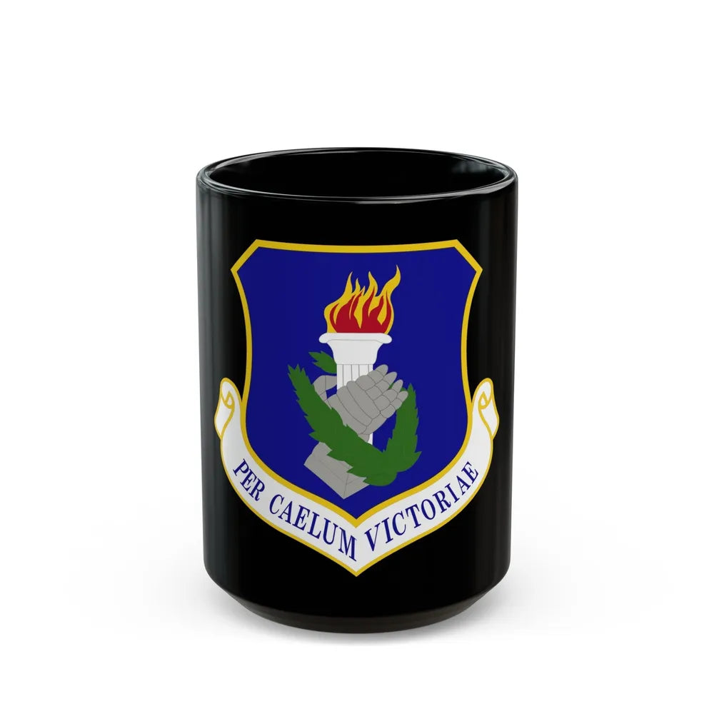 108th Wing (U.S. Air Force) Black Coffee Mug-15oz-Go Mug Yourself