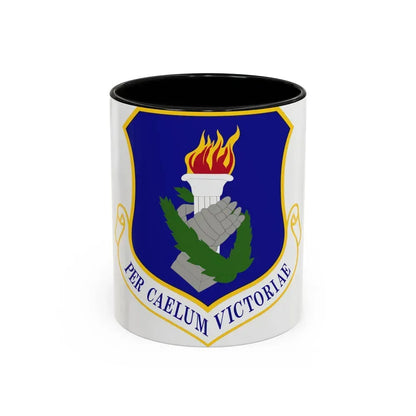 108th Wing (U.S. Air Force) Accent Coffee Mug 11oz Black - Go Mug Yourself