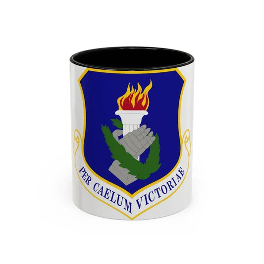 108th Wing (U.S. Air Force) Accent Coffee Mug 11oz Black - Go Mug Yourself