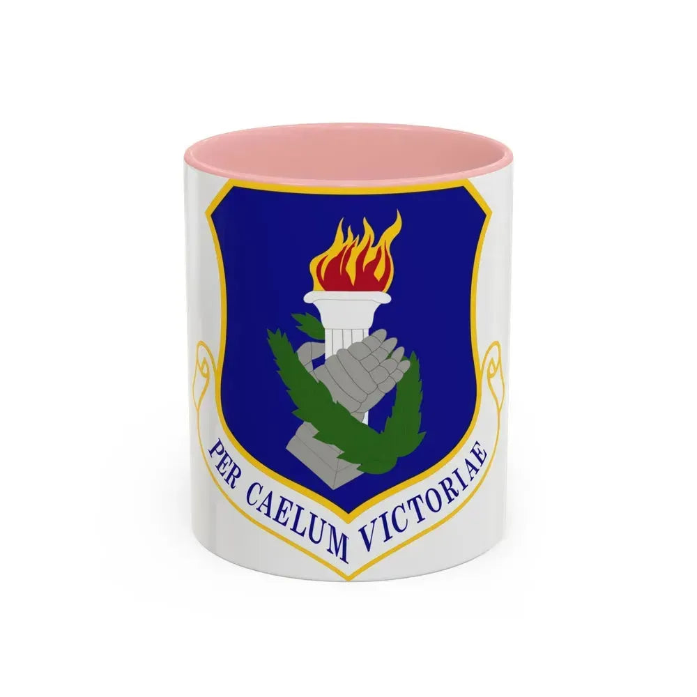 108th Wing (U.S. Air Force) Accent Coffee Mug 11oz Pink - Go Mug Yourself