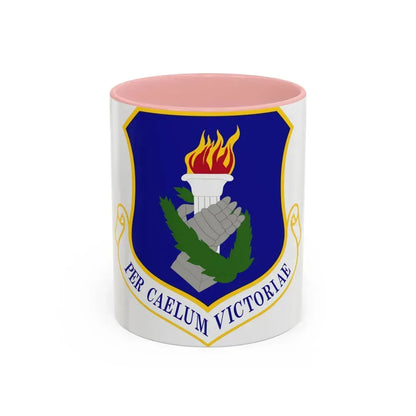 108th Wing (U.S. Air Force) Accent Coffee Mug 11oz Pink - Go Mug Yourself