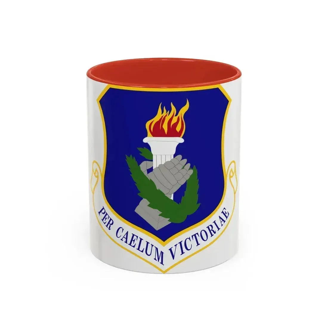 108th Wing (U.S. Air Force) Accent Coffee Mug 11oz Red - Go Mug Yourself