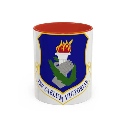 108th Wing (U.S. Air Force) Accent Coffee Mug 11oz Red - Go Mug Yourself