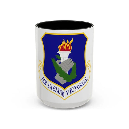 108th Wing (U.S. Air Force) Accent Coffee Mug 15oz Black - Go Mug Yourself