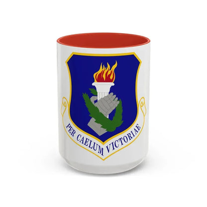 108th Wing (U.S. Air Force) Accent Coffee Mug 15oz Red - Go Mug Yourself