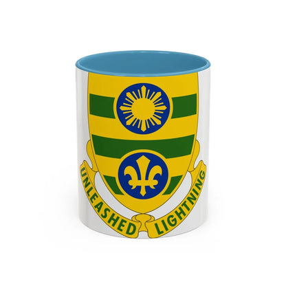 109 Armor Regiment (U.S. Army) Accent Coffee Mug-11oz-Light Blue-Go Mug Yourself