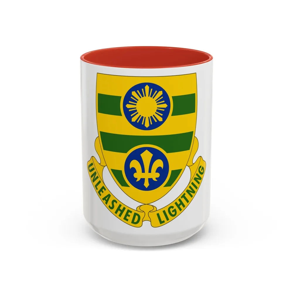 109 Armor Regiment (U.S. Army) Accent Coffee Mug-15oz-Red-Go Mug Yourself