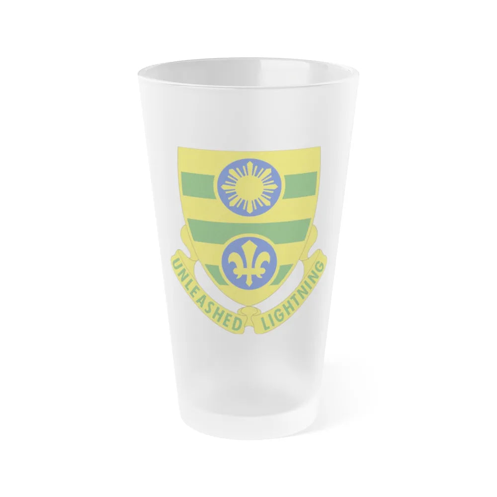 109 Armor Regiment (U.S. Army) Frosted Pint Glass 16oz-Go Mug Yourself