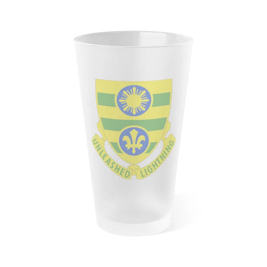 109 Armor Regiment (U.S. Army) Frosted Pint Glass 16oz-Go Mug Yourself