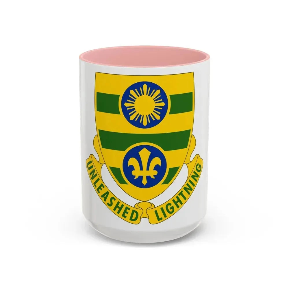 109 Armor Regiment (U.S. Army) Accent Coffee Mug 15oz Pink - Go Mug Yourself