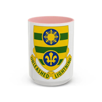 109 Armor Regiment (U.S. Army) Accent Coffee Mug 15oz Pink - Go Mug Yourself