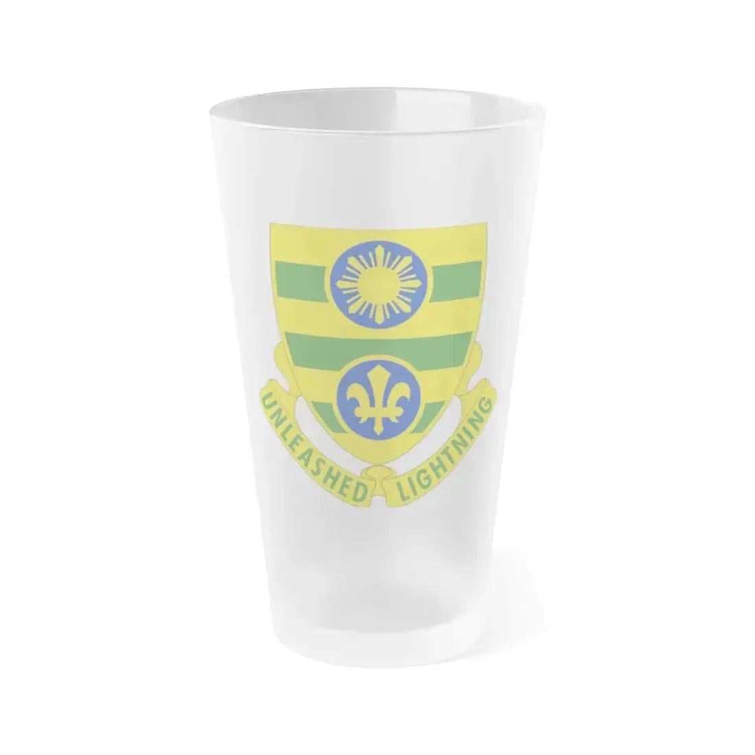 109 Armor Regiment (U.S. Army) Frosted Pint Glass 16oz Default Title - Go Mug Yourself