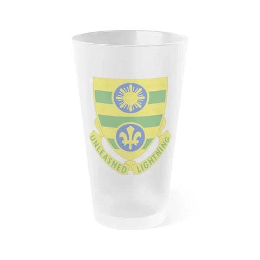109 Armor Regiment (U.S. Army) Frosted Pint Glass 16oz Default Title - Go Mug Yourself
