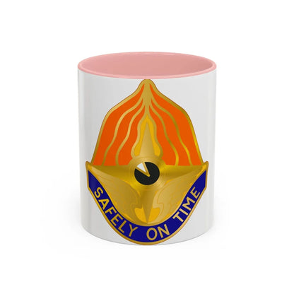 109 Aviation Regiment (U.S. Army) Accent Coffee Mug-11oz-Pink-Go Mug Yourself