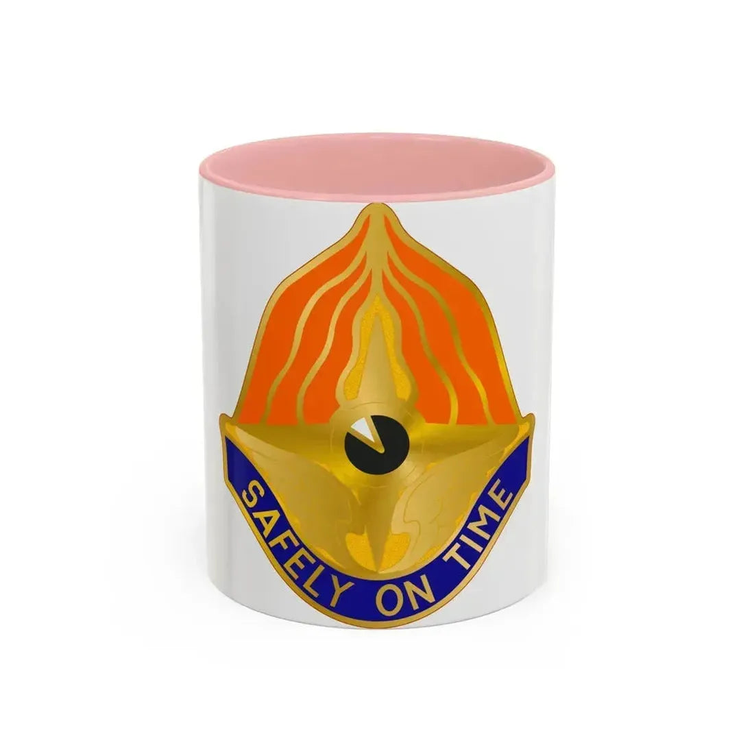 109 Aviation Regiment (U.S. Army) Accent Coffee Mug 11oz Pink - Go Mug Yourself