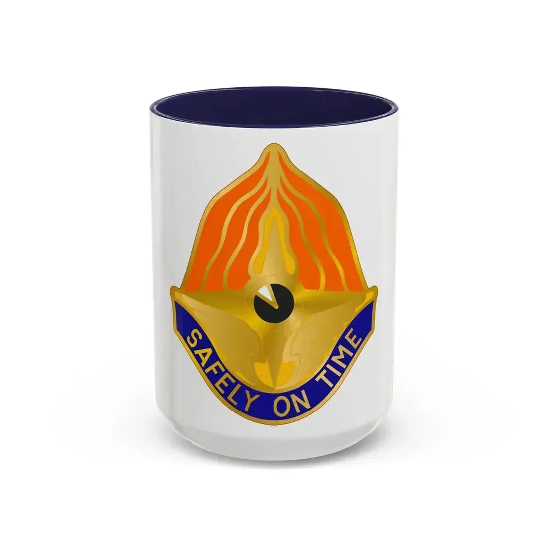 109 Aviation Regiment (U.S. Army) Accent Coffee Mug 15oz Navy - Go Mug Yourself