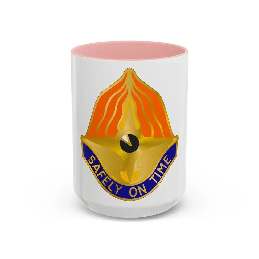 109 Aviation Regiment (U.S. Army) Accent Coffee Mug 15oz Pink - Go Mug Yourself