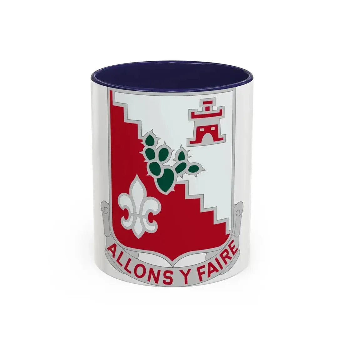 109 Engineer Battalion (U.S. Army) Accent Coffee Mug 11oz Navy - Go Mug Yourself