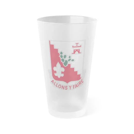 109 Engineer Battalion (U.S. Army) Frosted Pint Glass 16oz Default Title - Go Mug Yourself