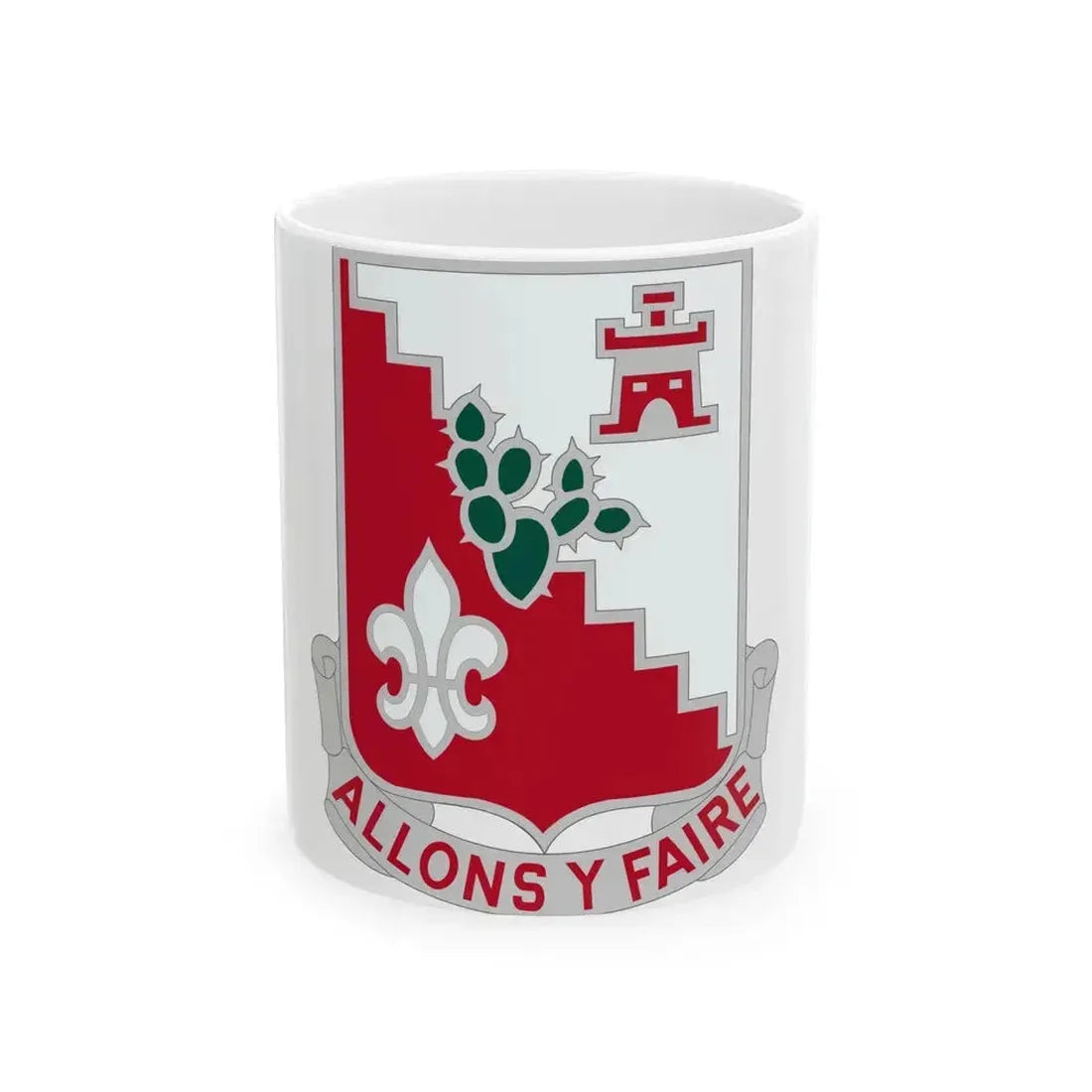 109 Engineer Battalion (U.S. Army) White Coffee Mug 11oz - Go Mug Yourself