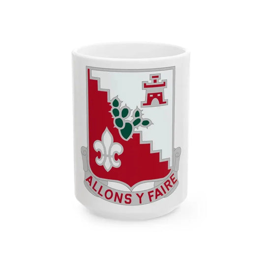 109 Engineer Battalion (U.S. Army) White Coffee Mug 15oz - Go Mug Yourself