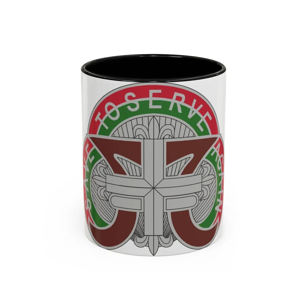 109 Medical Battalion (U.S. Army) Accent Coffee Mug-11oz-Black-Go Mug Yourself