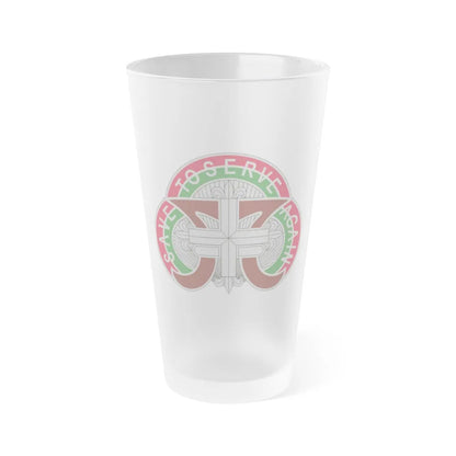 109 Medical Battalion (U.S. Army) Frosted Pint Glass 16oz-Go Mug Yourself