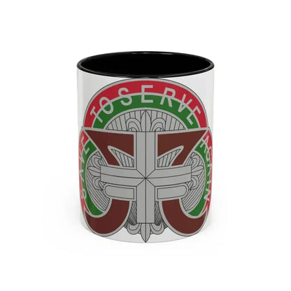 109 Medical Battalion (U.S. Army) Accent Coffee Mug 11oz Black - Go Mug Yourself