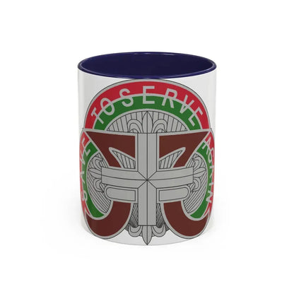 109 Medical Battalion (U.S. Army) Accent Coffee Mug 11oz Navy - Go Mug Yourself