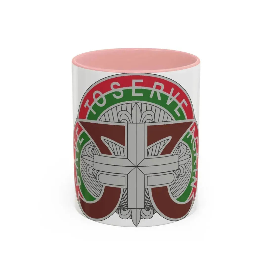109 Medical Battalion (U.S. Army) Accent Coffee Mug 11oz Pink - Go Mug Yourself