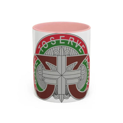 109 Medical Battalion (U.S. Army) Accent Coffee Mug 11oz Pink - Go Mug Yourself