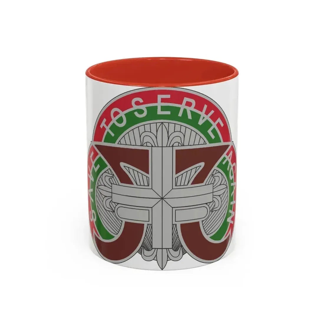 109 Medical Battalion (U.S. Army) Accent Coffee Mug 11oz Red - Go Mug Yourself