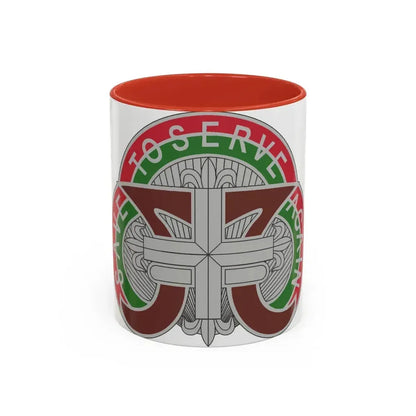 109 Medical Battalion (U.S. Army) Accent Coffee Mug 11oz Red - Go Mug Yourself