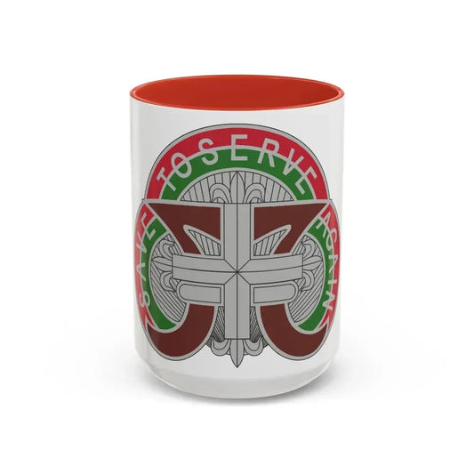 109 Medical Battalion (U.S. Army) Accent Coffee Mug 15oz Black - Go Mug Yourself