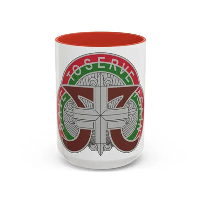 109 Medical Battalion (U.S. Army) Accent Coffee Mug 15oz Black - Go Mug Yourself
